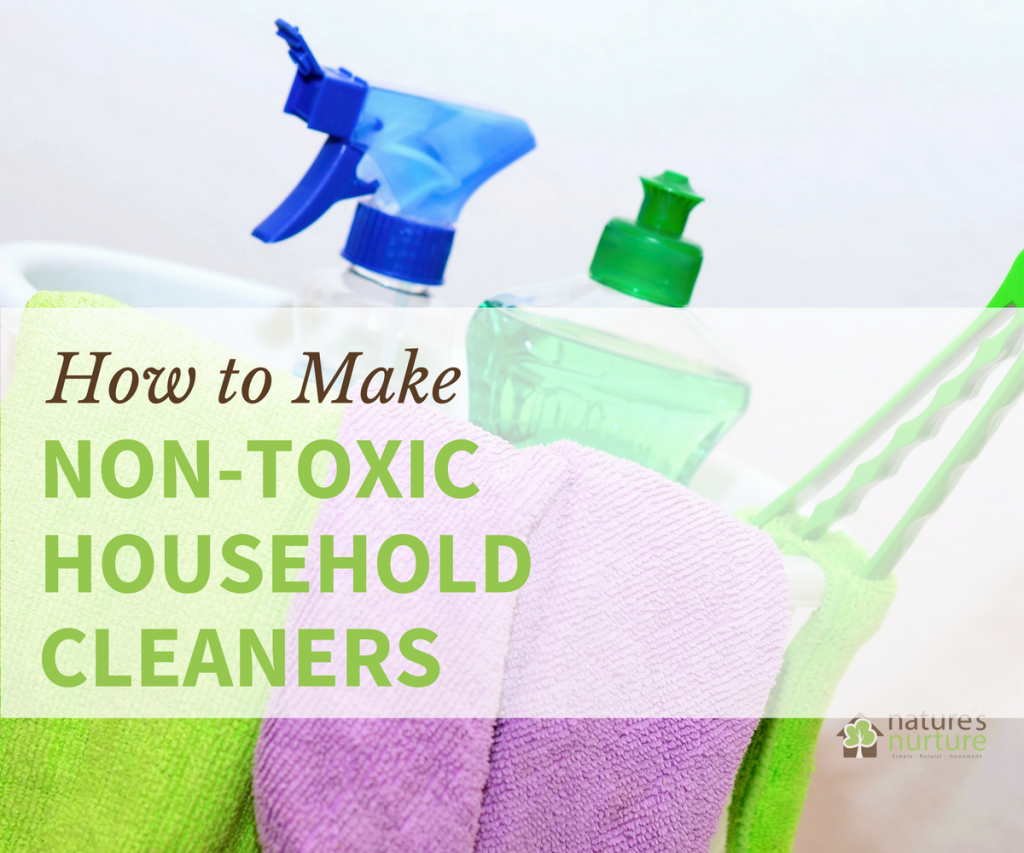 The beginner's guide to making your own homemade non-toxic household cleaners. Rid your home of harmful chemicals, one cleaning product at a time.