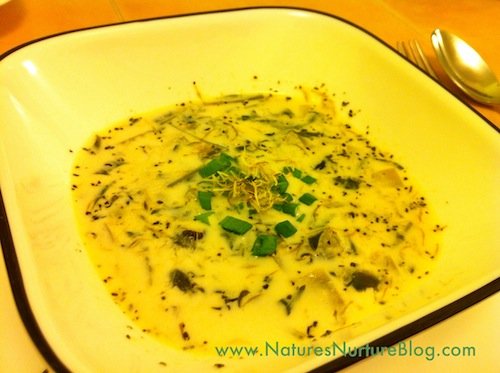 cream of dandelion soup