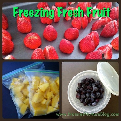 How to freeze fresh fruit
