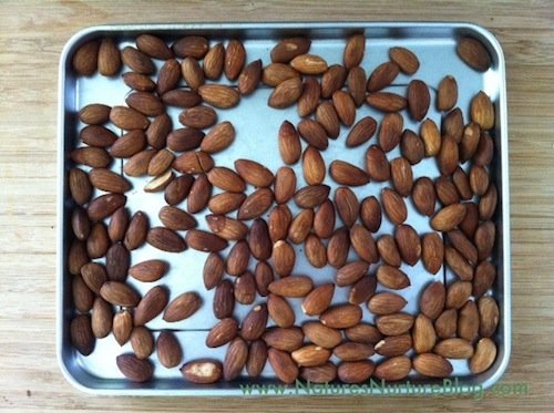 Image homemade almond butter