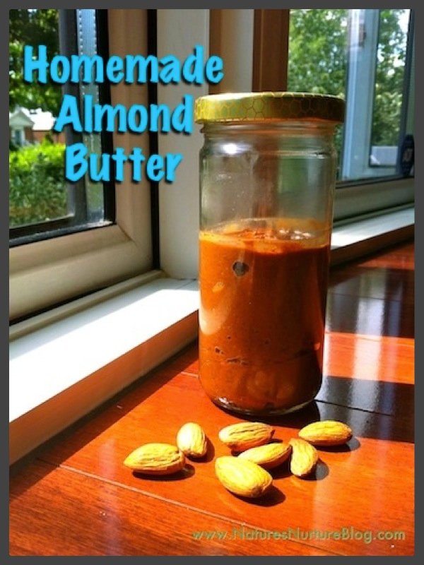 homemade almond butter