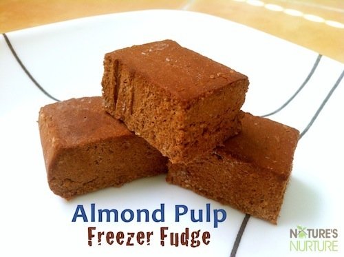 Almond Pulp Freezer Fudge