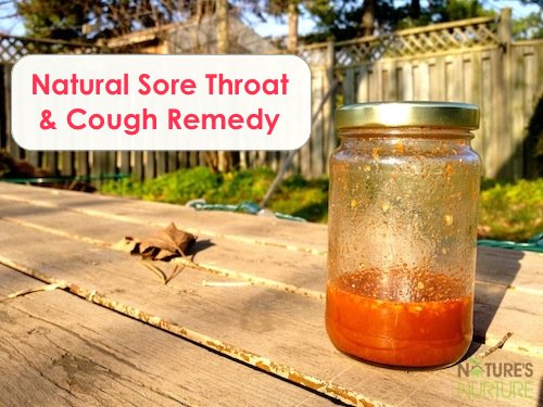 Natural Sore Throat & Cough Remedy