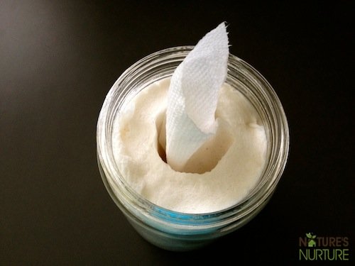 Homemade Natural Baby Wipes