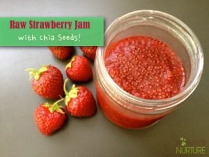 Raw Strawberry Chia Seed Jam