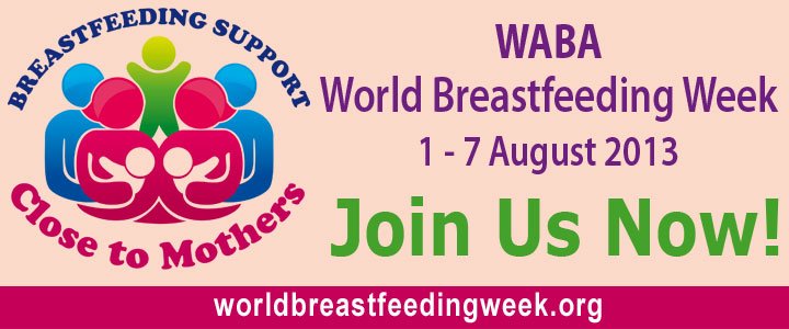 world breastfeeding week banner