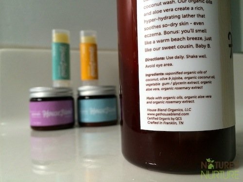 House Blend Organics Coconut Body Wash