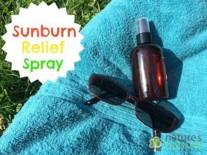 Homemade Sunburn Relief Spray