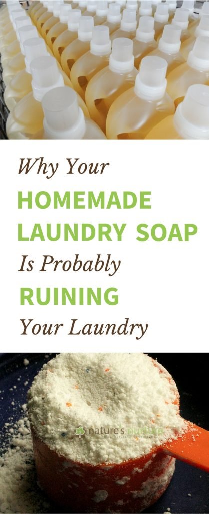 If you're using homemade laundry soap, make sure you read this! There's a dirty little secret hiding in that soap!