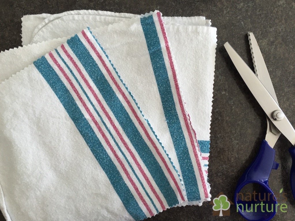 These homemade cleaning wipes are easy to make, create zero waste, and are much healthier for you and the environment - all with a few simple ingredients!