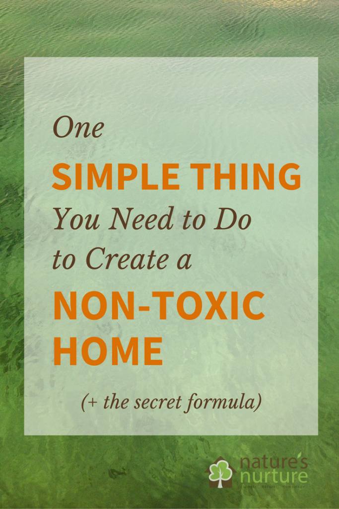 Create a Non-Toxic Home with this ONE simple thing you need to do right now! Take 5 minutes to read this. It just might change the way you think