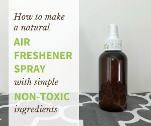 Make your own natural air freshener spray with simple, non-toxic ingredients. A much safer alternative to the harmful chemicals found in regular air fresheners!