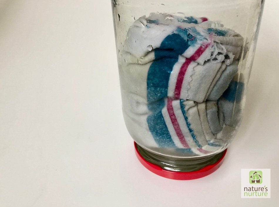 Make these homemade disinfecting wipes with just peroxide and water. They're completely safe, all natural, non-toxic, and very quick and easy to make.